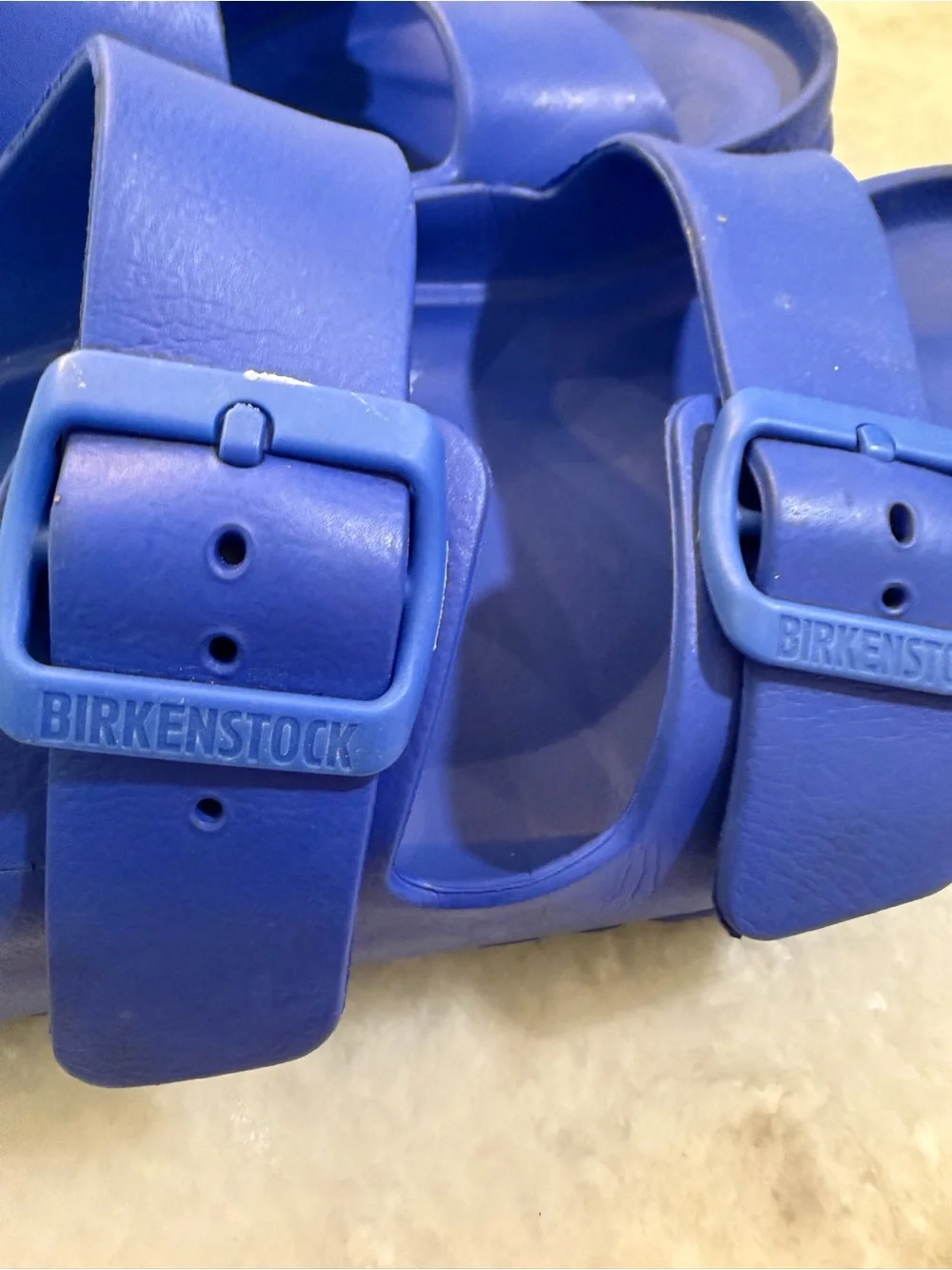 Birkenstock Royal Blue Two-Buckle EVA Sandals